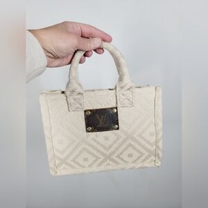 Do Everything In Love Re-Purposed LV Mini Crossbody Tourist Tote